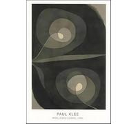 SGFGAD FHYWQ Póster de Paul Klee Arte abstracto en color en la pared《Flores en tornillo en espiral》por Paul Klee Grabados Naturaleza Muerta de Lienzo para Decoración del Hogar 50x70cm Sin enmarcar