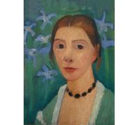 SGFGAD FHYWQ Póster de Paula Modersohn-Becker Arte de pared vintage《Autorretrato》de Paula Modersohn-Becker Grabados de personas Pintura en lienzo para decoración del hogar 40x55cm sin enmarcar