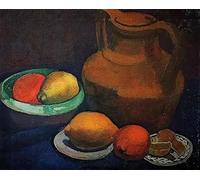 SGFGAD FHYWQ Póster de Paula Modersohn-Becker Arte de pared vintage《Jarra de barro》por Paula Modersohn-Becker Grabados de naturaleza muerta para decoración del hogar 40x50cm sin enmarcar