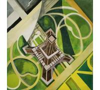SGFGAD FHYWQ Robert Delaunay Póster e Impresiones Arte Abstracto De Pared Imagen En Color 《Torre Eiffel 》 Robert Delaunay Pintura En Lienzo Para Decoración De Salón 60x60cm Sin Marco
