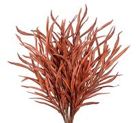 Sggvecsy 6 piezas de hojas de otoño, ramas artificiales de otoño, ramo de hojas falsas, plantas artificiales para el hogar, jarrón, centro de mesa de Acción de Gracias, cosecha, arreglo floral,