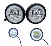 SGHFUVE Automóvil Faros Luces LED De Circulación Diurna Con Anillo Halo Faro Adicional Para MINI Para Cooper S F56 R56 R60 Para Countryman(2pcs black)