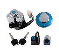 SGHFUVE Conjunto De Encendido CID Kits De Motocicleta, Pieza Encendido, Tapa Combustible, Casco, Bloqueo Dirección, Juego para Shadow, para VLX, para VT 400, 600 750