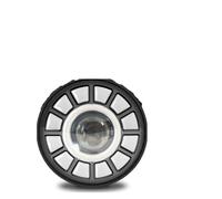SGHFUVE Faros Delanteros Moto Para Faros Motocicleta | Iluminación Conducción Nocturna, Bombilla Faro 200W 6000k, 1 Pieza Luces Led Antiniebla 5,75 Pulgadas
