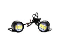 SGHFUVE Faros Delanteros Moto Para Luz Estroboscópica | Azul Intermitente Ojo Águila Faro Antiniebla 12V Blanco 2X LED Luz Motocicleta Luz Conducción Estroboscópica