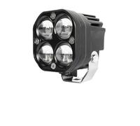 SGHFUVE Faros Delanteros Moto Para Motocicleta Camión Coche | SUV, ATV, 30000LM, 24V, 12V, 3 Pulgadas Focos LED Doble Color, Lámpara Antiniebla 200W, Accesorio Faro