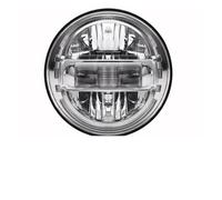 SGHFUVE Faros Delanteros Moto Para Touring Faro Con | Agujero DRL Angel Eyes Luz Del Coche Motocicleta Universal Faro Led De 7 Pulgadas