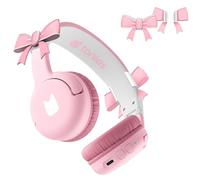SGHLDE Paquete de 2 lazos rosas para Toniebox 2 auriculares, decoración de bricolaje, bonitos lazos de silicona 3D para Tonies Toniebox 2 auriculares Bluetooth, accesorios adecuados para regalo de
