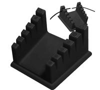 Sghtil Abrazadera de estación de soldadura, soporte de sujeción de alambre - Soldador de cable Clip de retención - Soporte de electrodo con base magnética, herramientas de reparación profesional