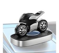 Sghtil Ambientador Solar para Coche | Accesorio Eliminador de Olores para Motocicletas,Ambientador Giratorio de Energía Solar Duradero para Coche, Baño y Hogar