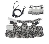 Sghtil Arnés de dragón Barbudo, Arnés de Lagarto Ajustable,Arness de Animales pequeños | Accesorios de Chaleco y Ajustable Deja lagartos, Camaleones, hámsters, Ratones