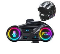 Sghtil Auriculares para Casco De Motocicleta | Auriculares De Moto Inalámbricos - Auriculares 800mAh Anti-Bruit para Senderismo Esquí Snowboard Ciclismo Running