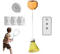 Sghtil Bádminton de rebote, dispositivo de entrenamiento de bádminton - Dispositivo de rebote para equipo práctico,Entrenador de rebote para un jugador, juego de entrenador de bádminton