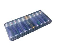 Sghtil Battery Organizer Storage Case, Batteries Case,Batteriekasten - Kompakt tragbare Behälter Organizer Speicherschutzgehäuse mit Deckel für die Hausangestellte in der Heimschule