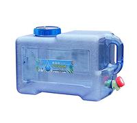 Sghtil - Bidón de agua con grifo y tapa de rosca, sin BPA, 8 L, depósito de agua potable, portátil con asa, para caravana, picnic, senderismo