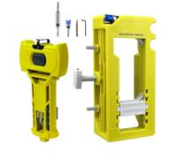 Sghtil Bisagra de puerta de armario gigoto, bisagra de puerta de cubierta del router - herramienta de instalación de pestillo multifuncional, kit de instalación de cremallera multifuncional