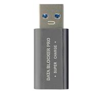 Sghtil Bloqueo de datos USB C | Bloqueador USB C de alta durabilidad | Adaptador estable Carga rápida Protector para PC Teléfono Uso Lugar Público