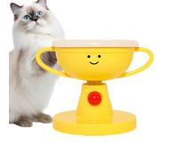 Sghtil Bols Elevados para Gatos,Ajustable En 5 Alturas Antideslizante para Mascotas Pequeñas | Cuencos Altos para Gato | para Comer De Pie Alimentos Agua Familia Amigos Camping Coche Hogar