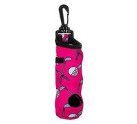 Sghtil Bolsa para Bolas De Golf | Bolsa De Golf Portátil con Clip para Cinturón | Equipo Impermeable con Capacidad para 3 Tees para Viajes, Campos De Práctica Y Torneos