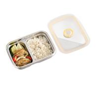 Sghtil Caja De Almuerzo Escolar | Organizador De Alimentos Ligeros,Caja De Almuerzo De Metal Para | Para el Trabajo Fiesta Escuela Picnic Camping Senderismo Escalada el