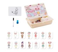 Sghtil Caja De Rompecabezas Magnético | Rompecabezas De Imagen Para Asociar Para Niños | Actividades Creativas De Viaje Juegos De 3 Años Y Más Niños Niñas Materna