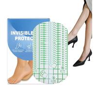 Sghtil Calcomanías para pies para talones, almohadilla adhesiva invisible para protección de pies, almohadillas de prevención de ampollas, suministros antirozaduras con diseño fino para amigos