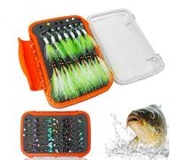 Sghtil Cebos para el hielo, señuelos para la máscara, juego de cabezas de máscara de hielo | Kit de cebo multiusos para el arroyo o el lago