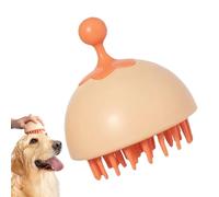 Sghtil Cepillo de champú para perros Cepillo de baño para perros para baño, masaje limpieza de silicona, peine de silicona, accesorio para gatitos y todas las razas