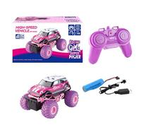 Sghtil Coche teledirigido - Coche Acrobático Mando a Distancia Rc, 2,4 GHz Truck Crawler Todoterreno Juguetes para Niños y Niñas a partir de 5 años y más Fiesta Regalo Cumpleaños Festival Eventos