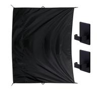 Sghtil Cortina de privacidad para automóvil, cortina de privacidad grande para ventana lateral de coche, cubierta de ducha reutilizable de 7.5 x 6 pies con 2 ganchos magnéticos para sedán, minivan