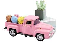 Sghtil Decoraciones Camión Metal - Bandeja escalonada Tema Pick-up Decoración de Interior, Pieza Central Miniatura, Decoración Artesana para Cocina Campaña, Estantería, Abrigo de Coche y Salón