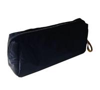 Sghtil Estuche con cremallera, plegable, ligero, de gran capacidad, bolsa de papelería suave portátil, bolsa de cosméticos multifuncional con cremallera para gomas de borrar, notas adhesivas, tijeras