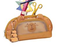 Sghtil Estuche Escolar Lindo | Estuche Escolar,Bolsa Organizadora Portátil de Gran Capacidad para Niñas Niños Estudiantes Y Escuela Mantener Los Suministros en Orden Y, Café oscuro, Se référer au