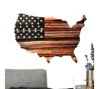 Sghtil - Expositor de medallas de pared, soporte de medallas de madera para montaje en pared, para colección | Estructura multicapa, decoración patriótica para salón y dormitorio