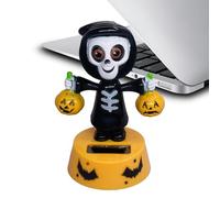 Sghtil Figuras de Danza de energía Solar - Solar - Animación de salpicadero de Halloween para el hogar Sala de Estar Vehículo Viajes Interior del Coche