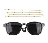 Sghtil Gafas para disfraz de mascota, gafas de ojos, gafas de disfraz de perro gato con cadena - Halloween Christmas Masquerade Puppy Gatito Movimiento de la cabeza de la ropa para reuniones