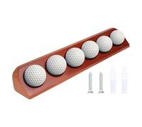 Sghtil Golf Ball Case,Expositor de bolas de golf de madera - Rack ahorro de espacio para almacenamiento club salón oficina pared decoración interior oficina pared sala de estar