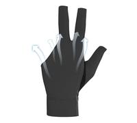 Sghtil Guantes de abiertos, guantes de piscina | 3 dedos deportivos izquierdo o derecho lirios billares, para espectáculos deportivos antideslizantes, guantes de piscina para familias, amigos