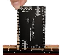 Sghtil GUITAT STRING Action Gauge, String Action Ruler,Calibre de altura de cuerda de acero inoxidable | Regla de medición de acción de precisión rápida para instrumentos de cuerda