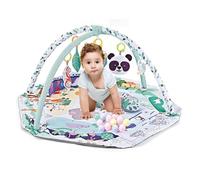 Sghtil Gym Play Mat for Girls, Baby Floor Play Mat | Mujer de Actividad del Juego sensorial para niños con Juguetes - Almohadilla de Piso de Aprendizaje temprano para arrastrarse y Jugar, percepción