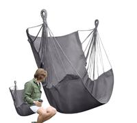 Sghtil Hamaca suspendida | Decoración exterior suspendida de cuerda | Asiento Relax Carga 150 kg para Camping, Dormitorio, Patio Balcón Exterior