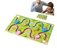 Sghtil Juego de Laberinto Digital | Juego de Mesa de Madera con Coches y Cursos, Juguete de Despertar Preescolar para Desarrollo de Habilidades Cognitivas Niños y Niñas