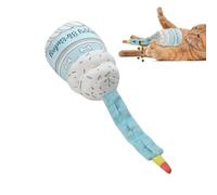 Sghtil Juegos para Perros de Peluche - con chirrido y dispensador de Alimentos en Forma de Tarta - Interactivo mordidor con Sonido para masticadores Fuertes de casa, jardín, Parque en