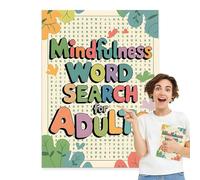 Sghtil Libros de búsqueda de Word, libros de búsqueda de Word para adultos - Juegos relajantes para aliviar el estrés | Relajante palabra libro de búsqueda para adultos y personas mayores Funny Word