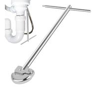 Sghtil Llave de fregadero - Llave de grifo ajustable - Herramienta de llave ajustable resistente para desmontaje de fontanería, cocina, jardín, alcantarillado, lavabo