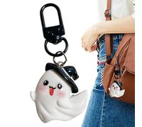 Sghtil Llavero fantasmal, Llavero fantasmal - Colgante clave de dibujos animados | Accesorio de mochila creativo para niñas y mujeres, colgante para bolso de mochila cartera