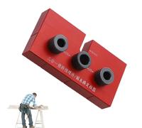 Sghtil Localizador de perforación para carpintería, máscaras de agujeros de afeitar | Localizador de máquina de punzonado de panel de madera ajustable - Herramientas para juntas de mecanizado