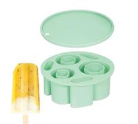 Sghtil Molde para hacer hielo, caja para hacer hielo con tapa, utensilio de cocina de silicona de alimenticio para vodka, bebidas, tequila, whisky, bebidas frías