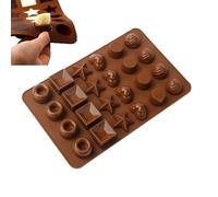 Sghtil Moldes de silicona para chocolate, herramienta de cocina de 24 capas, molde de pudín de dulces, para panaderos caseros, dulces, pudín, dulce de azúcar, amantes de postres, decoración de tartas