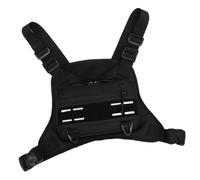 Sghtil Paquete de pecho para hombre, bolsa de pecho | Chaleco de entrenamiento de pecho sin bolsa, accesorios de deporte al aire libre ajustables multifuncionales para ciclismo, a, Voir description